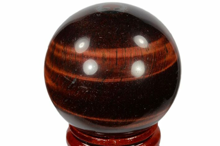 Polished Red Tiger's Eye Sphere - South Africa #116088